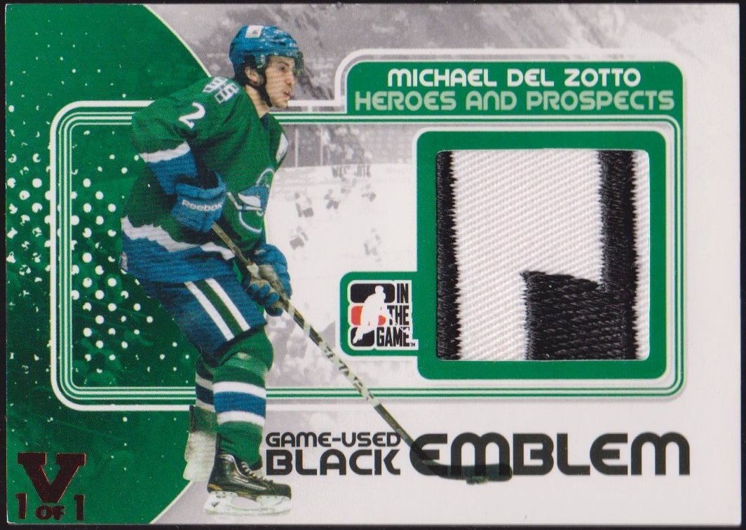 (image for) 2010-11 ITG Heroes and Prospects Emblems Black #M63 Del Zotto