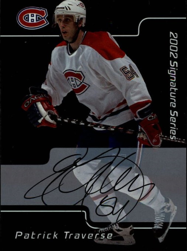 2001-02 BAP Signature Series Autographs #79 Patrick Traverse (image for) 2001-02 BAP Signature Series Autographs #79 Patrick Traverse