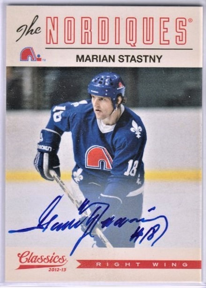 (image for) 2012-13 Classics Signatures Autographs #28 Marian Stastny