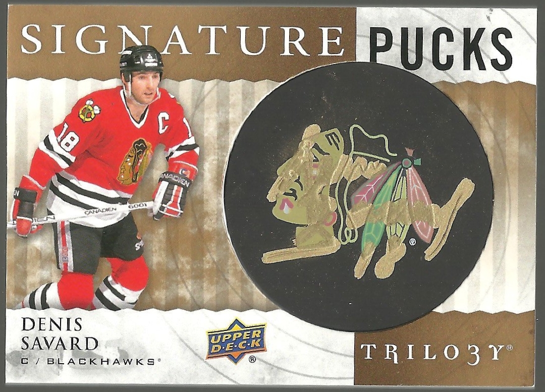 (image for) 2014-15 Upper Deck Trilogy Signature Pucks #SPDS Denis Savard