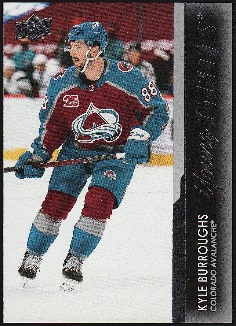 (image for) 2021-22 Upper Deck #206 Kyle Burroughs Young Guns YG RC