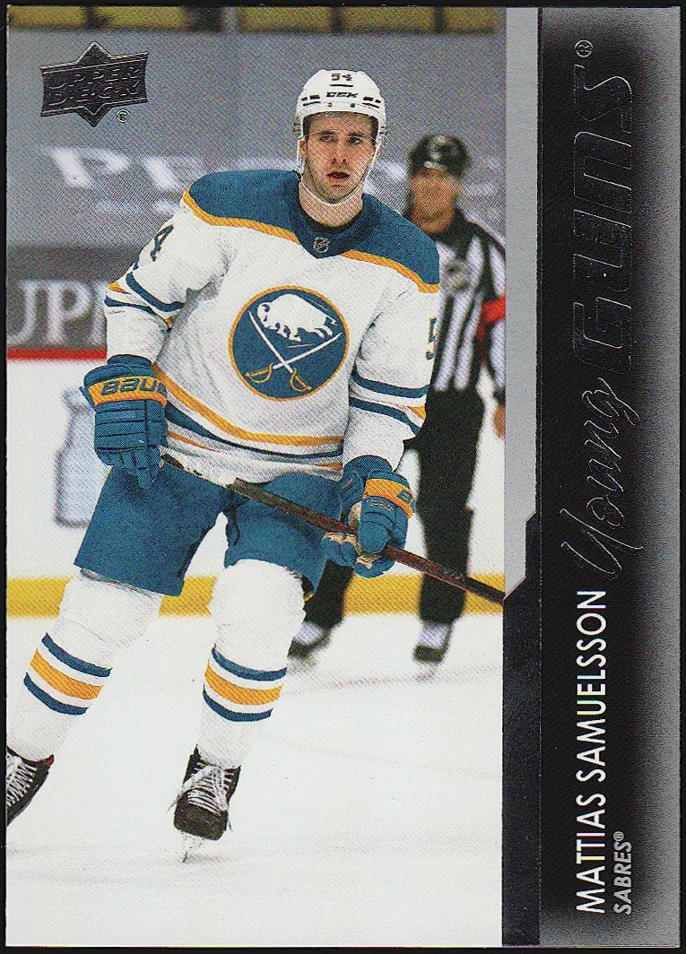 (image for) 2021-22 Upper Deck #230 Mattias Samuelsson Young Guns YG RC