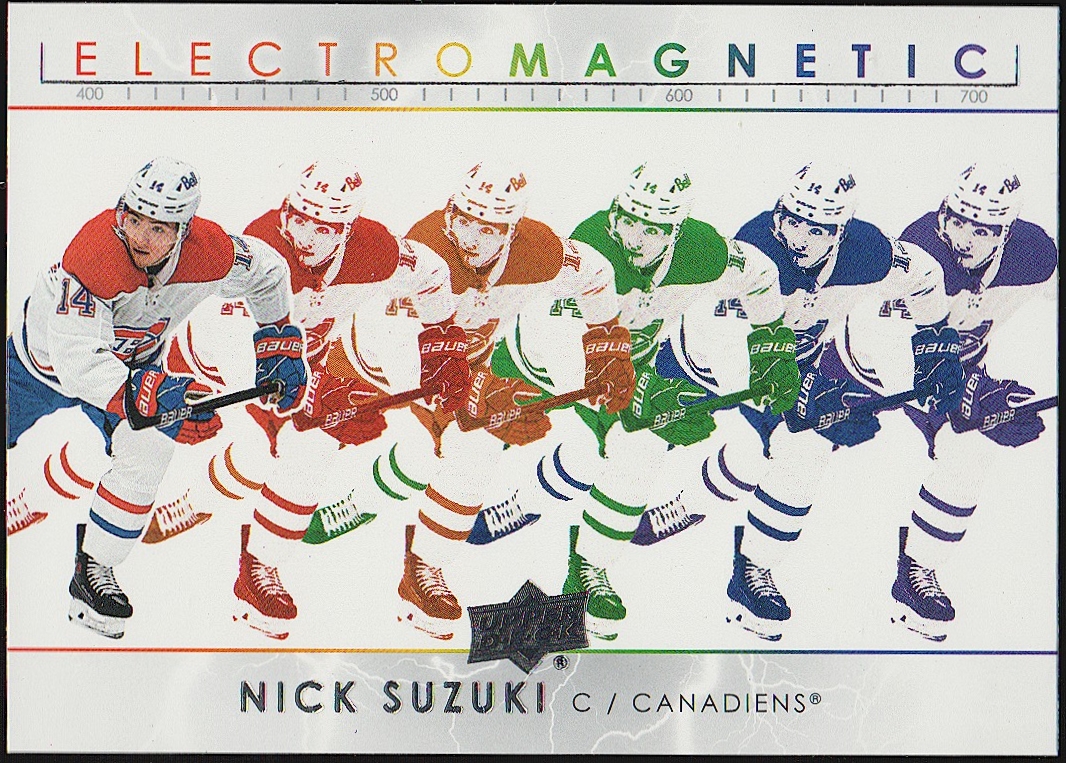 2021-22 Upper Deck Electromagnetic #EM13 Nick Suzuki (image for) 2021-22 Upper Deck Electromagnetic #EM13 Nick Suzuki