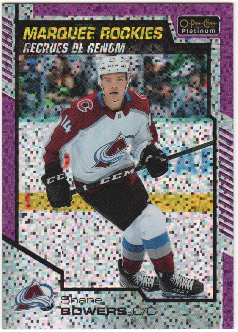 (image for) 2020-21 O-Pee-Chee Platinum Violet Pixels #166 Shane Bowers /399
