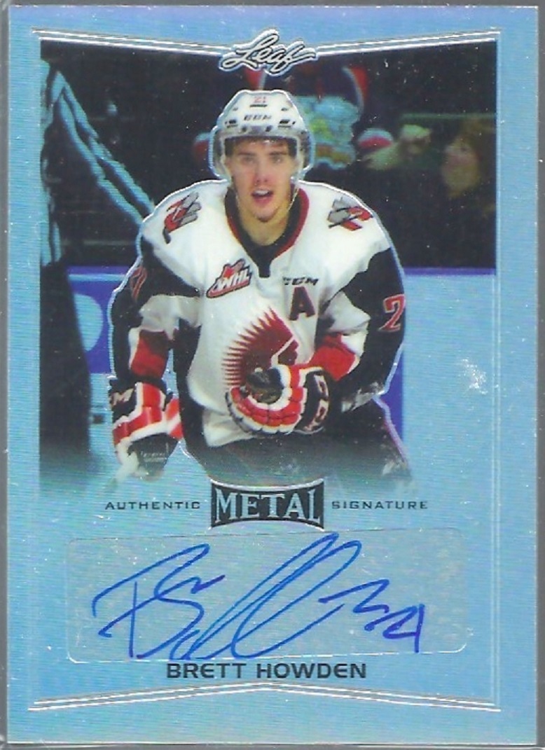 2015-16 Leaf Metal #BABH1 Brett Howden AUTO (image for) 2015-16 Leaf Metal #BABH1 Brett Howden AUTO