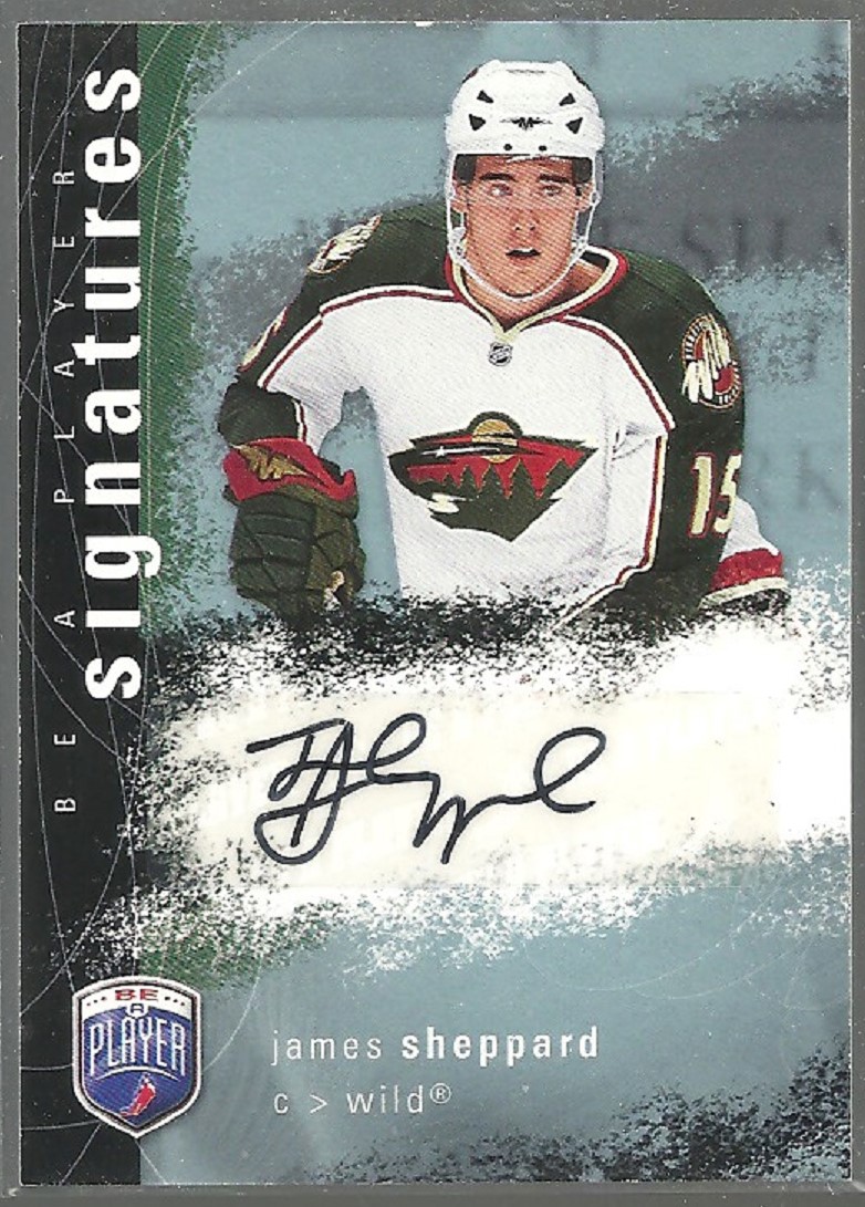 (image for) 2007-08 Be A Player Signatures #SSH James Sheppard