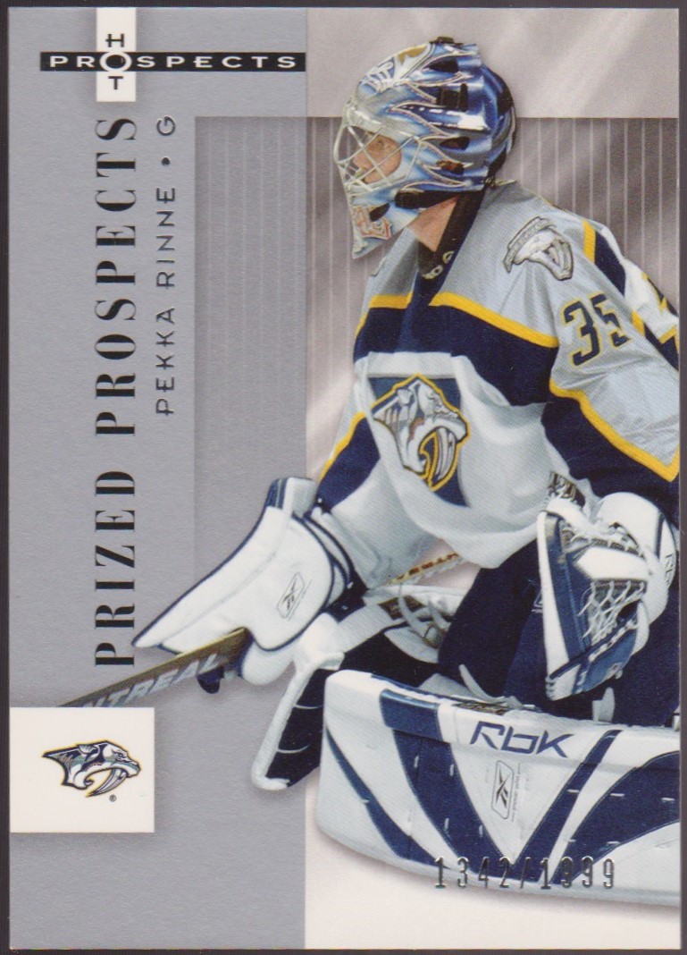 (image for) 2005-06 Hot Prospects #146 Pekka Rinne RC 1342/1999