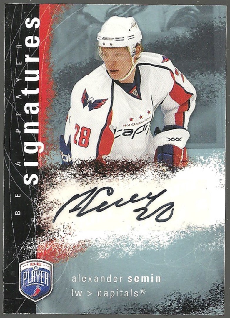 (image for) 2007-08 Be A Player Signatures #SAS Alexander Semin