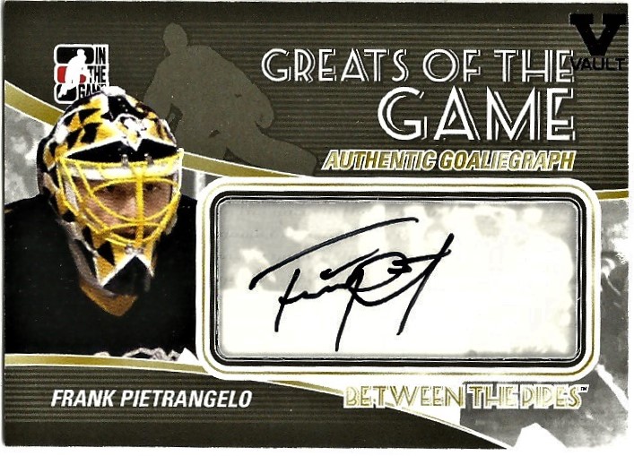 (image for) 2010-11 Between The Pipes Autographs #AFPI Frank Pietrangelo