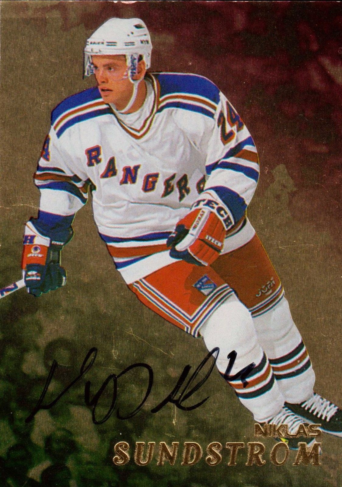 (image for) 1998-99 Be A Player Autographs Gold #240 Niklas Sundstrom