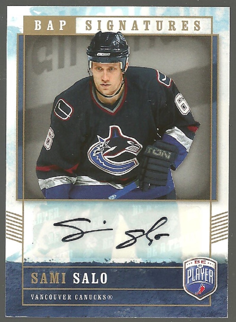 (image for) 2006-07 Be A Player Signatures #SS Sami Salo