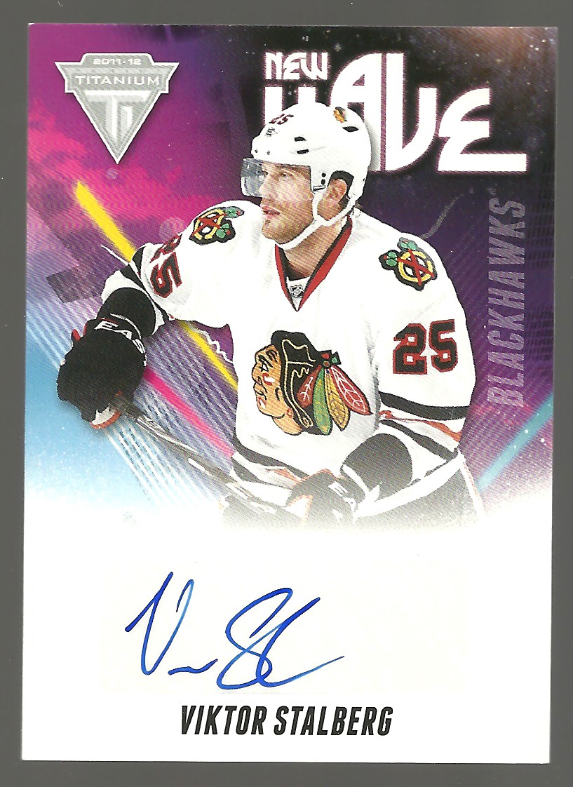 2011-12 Panini Titanium New Wave Autographs #38 Viktor Stalberg (image for) 2011-12 Panini Titanium New Wave Autographs #38 Viktor Stalberg