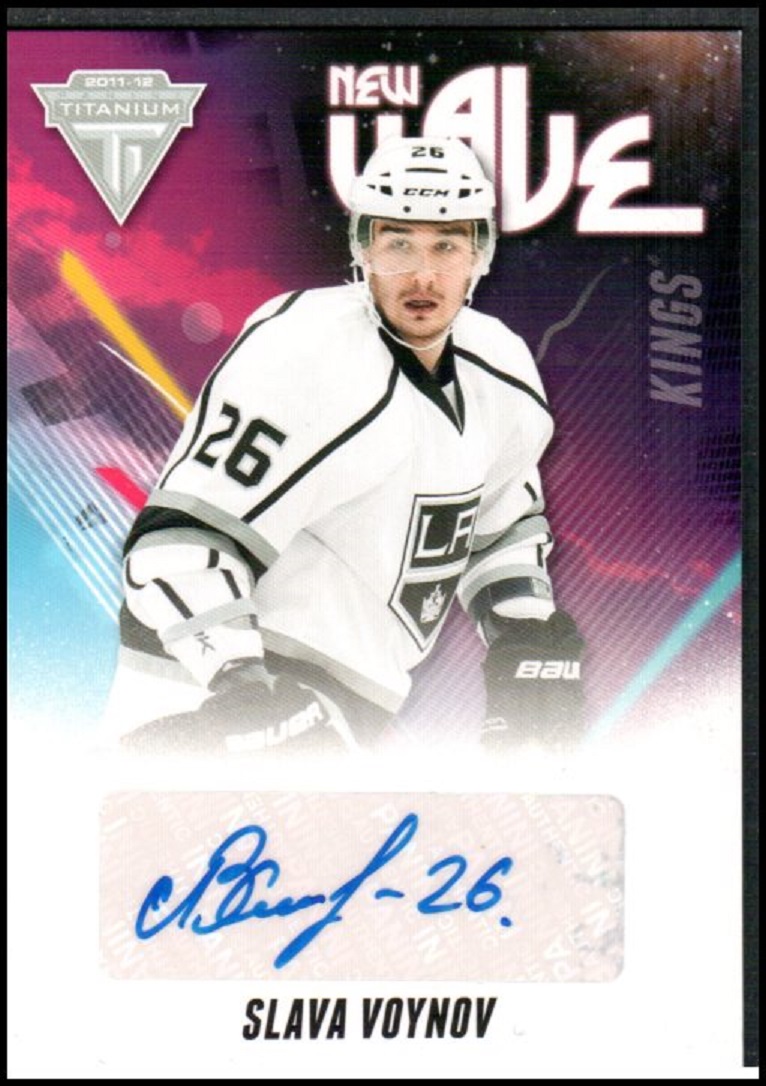 2011-12 Panini Titanium New Wave Autographs #13 Slava Voynov (image for) 2011-12 Panini Titanium New Wave Autographs #13 Slava Voynov