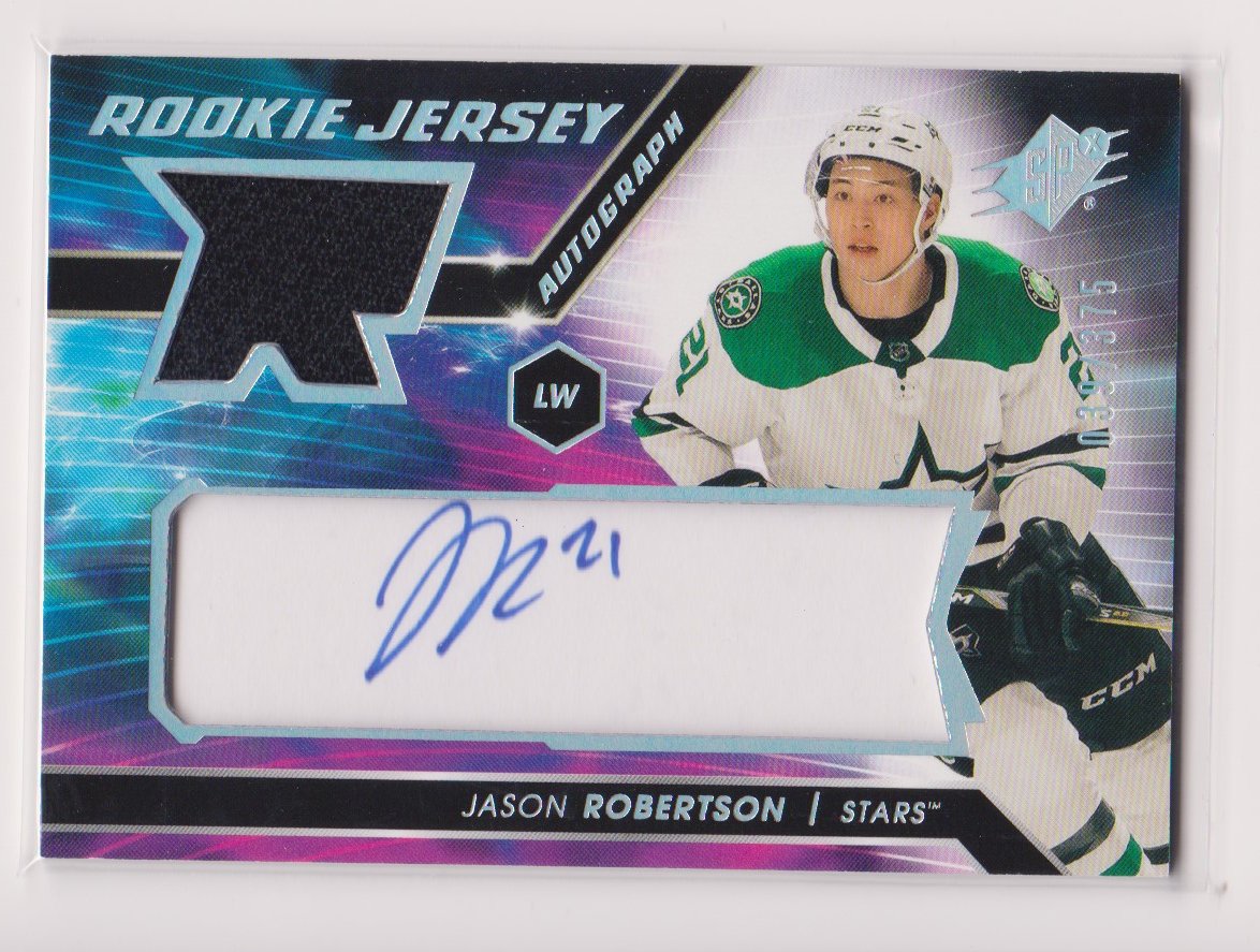 (image for) 2020-21 SPx Rookie Jersey Autographs #JR Jason Robertson 39/375