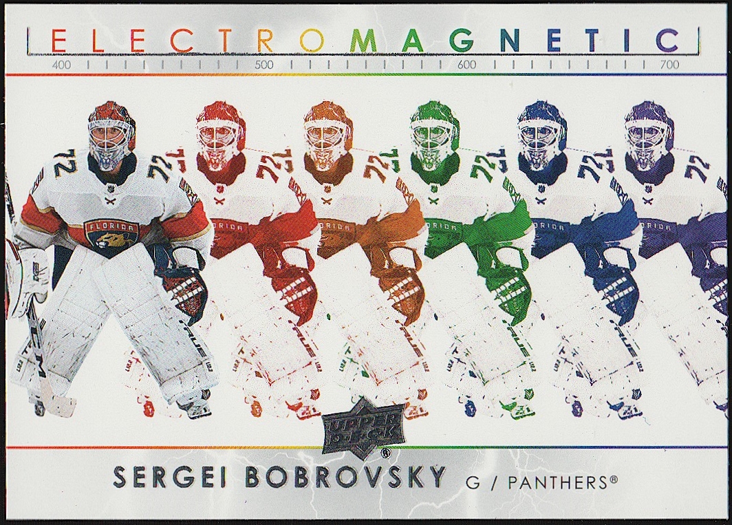 2021-22 Upper Deck Electromagnetic #EM21 Sergei Bobrovsky (image for) 2021-22 Upper Deck Electromagnetic #EM21 Sergei Bobrovsky