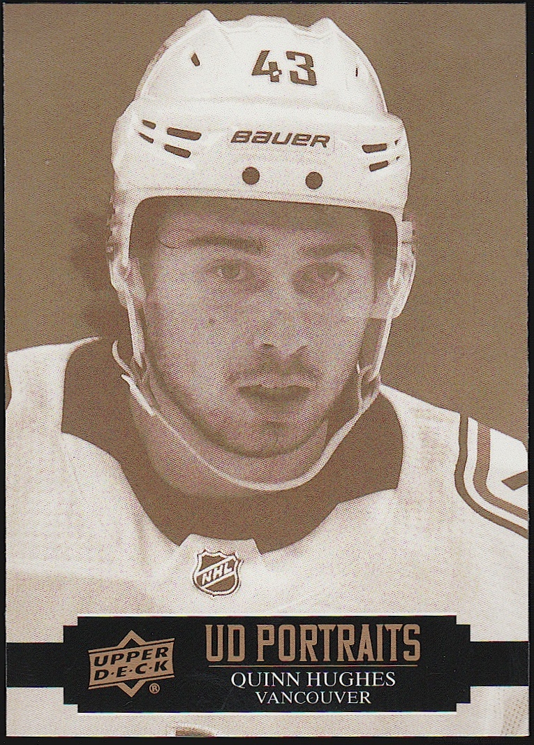 (image for) 2021-22 Upper Deck Portraits #P1 Quinn Hughes