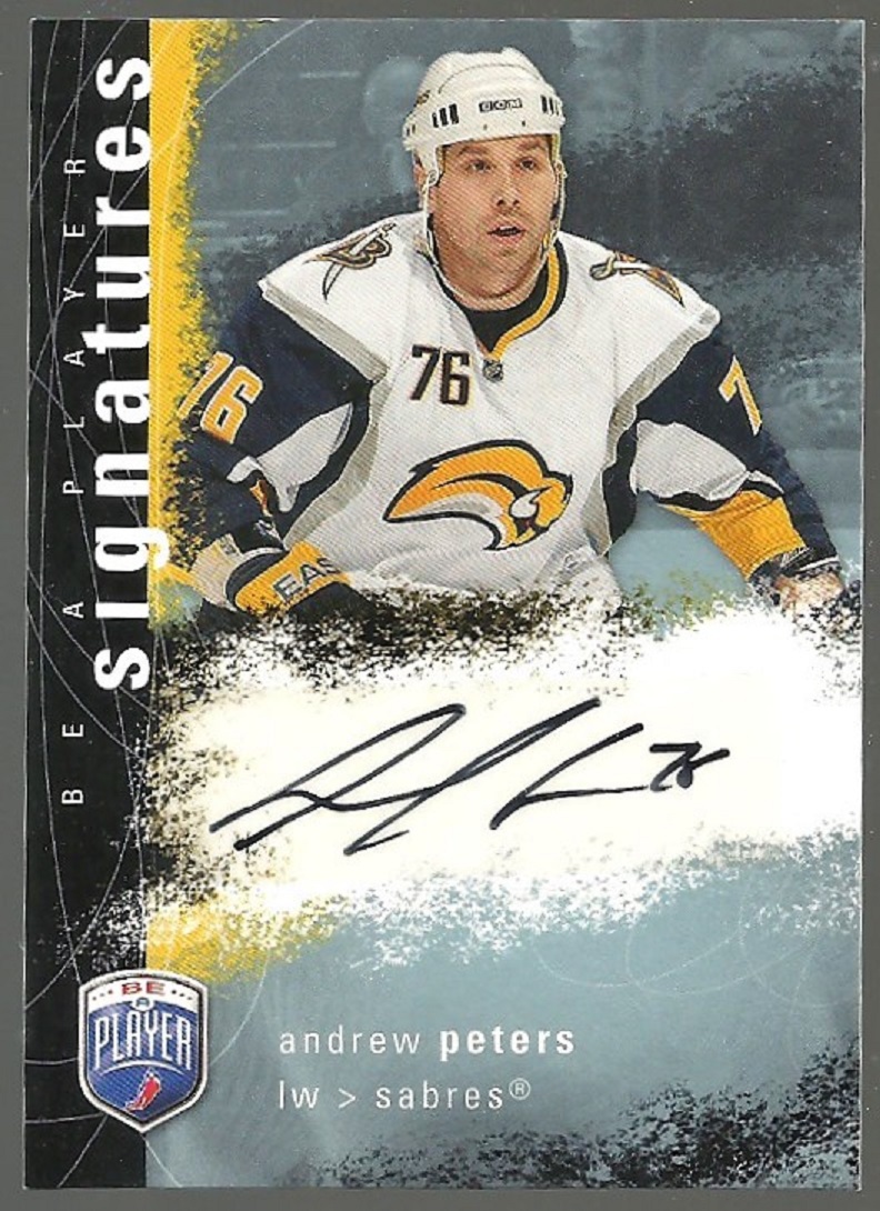 (image for) 2007-08 Be A Player Signatures #SAP Andrew Peters