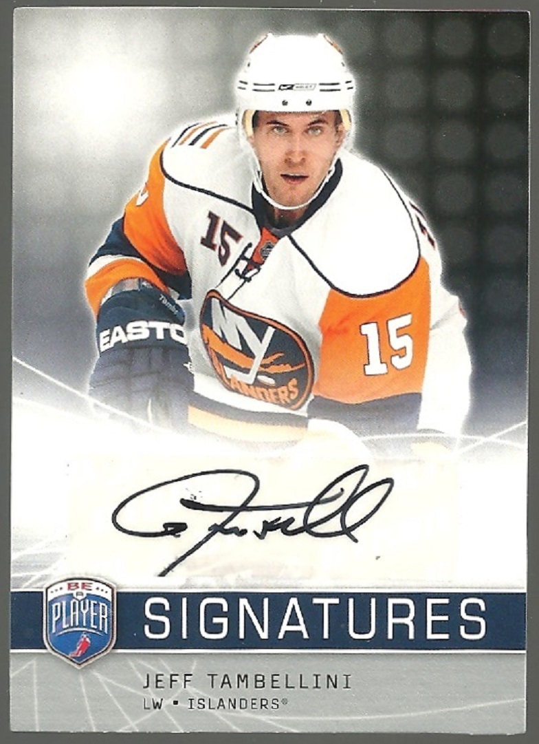 2008-09 Be A Player Signatures #STA Jeff Tambellini (image for) 2008-09 Be A Player Signatures #STA Jeff Tambellini