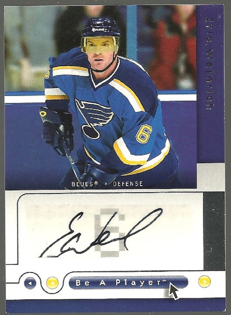 (image for) 2005-06 Be A Player Signatures #EW Eric Weinrich AUTO