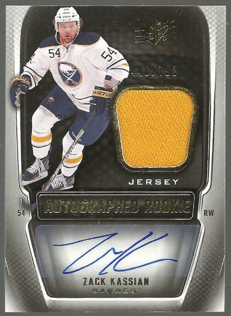 (image for) 2011-12 SPx #177 Zack Kassian Jersey AUTO RC