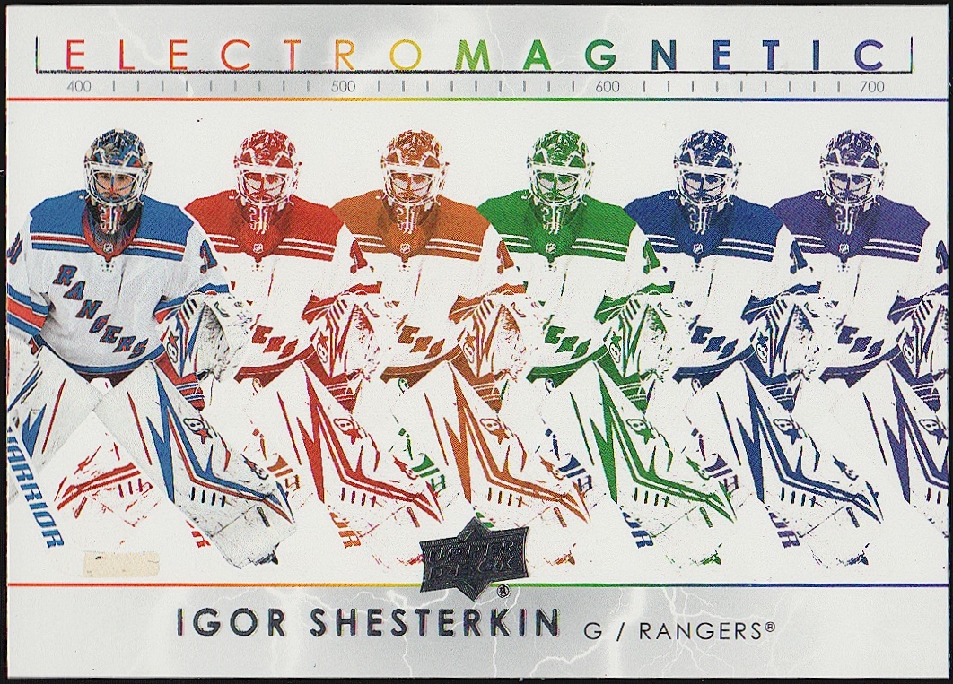 2021-22 Upper Deck Electromagnetic #EM23 Igor Shesterkin (image for) 2021-22 Upper Deck Electromagnetic #EM23 Igor Shesterkin