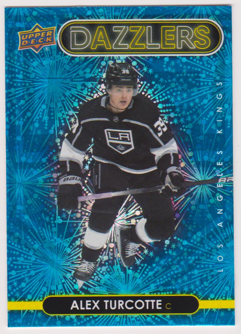 2021-22 Upper Deck Dazzlers #DZ118 Alex Turcotte (image for) 2021-22 Upper Deck Dazzlers #DZ118 Alex Turcotte