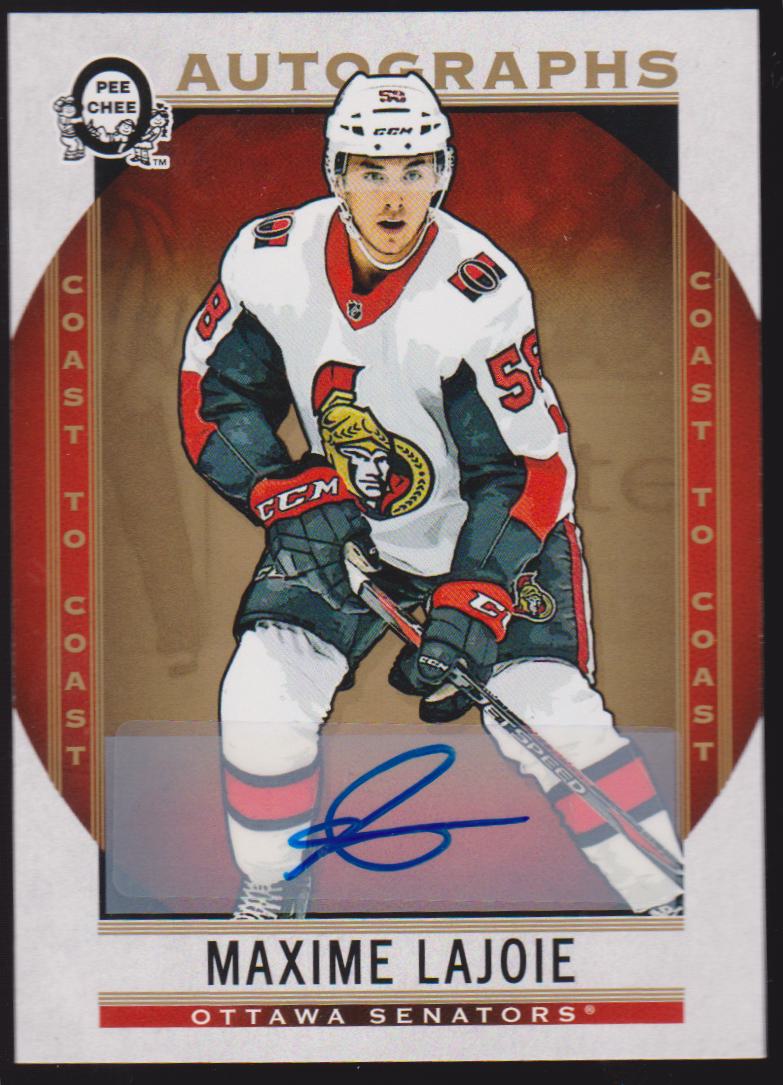 (image for) 2018-19 O-Pee-Chee Coast to Coast Autographs #169 Maxime Lajoie