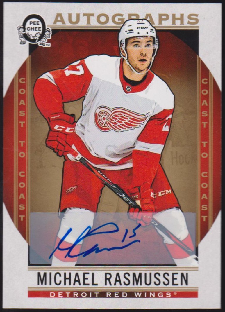 (image for) 2018-19 O-Pee-Chee Coast to Coast Autographs #185 Michael Rasmus