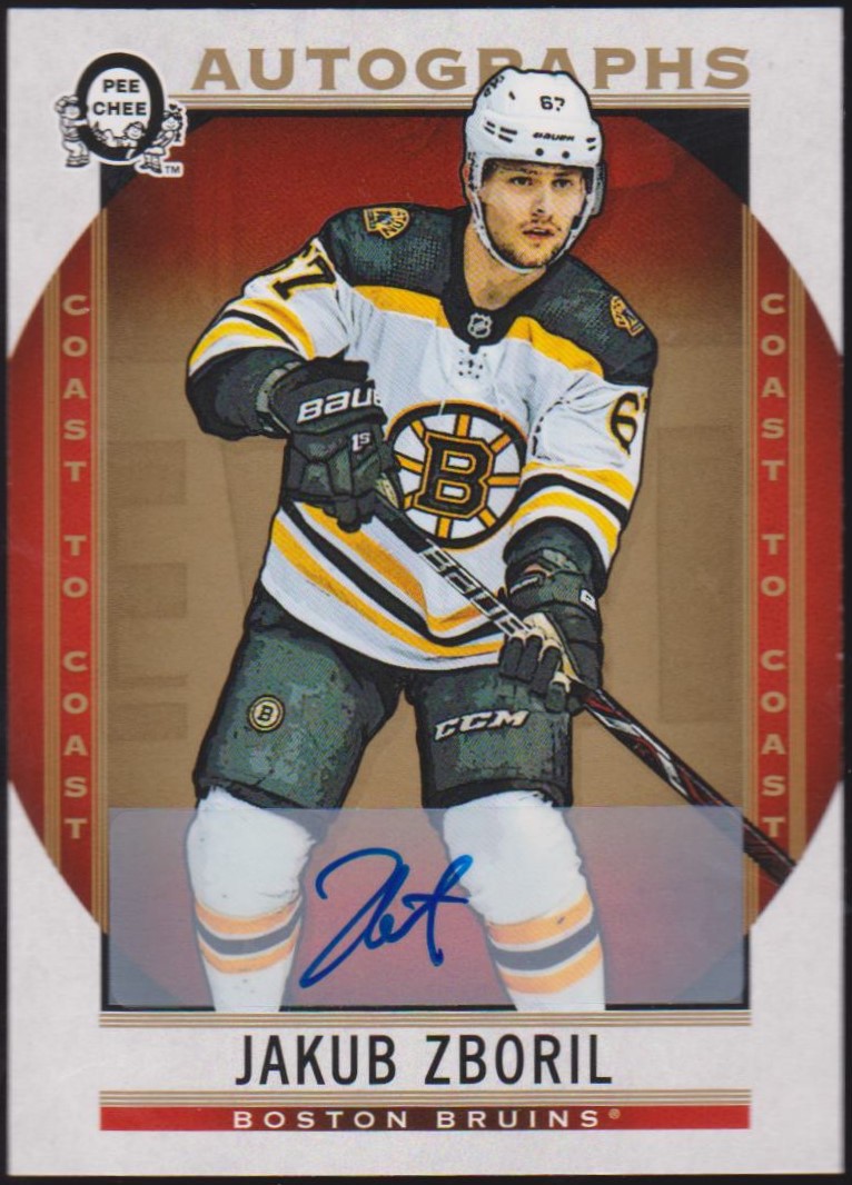 (image for) 2018-19 O-Pee-Chee Coast to Coast Autographs #186 Jakub Zboril