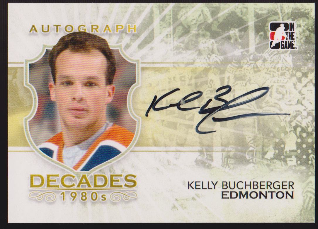 (image for) 2010-11 ITG Decades 1980s Autographs #AKB Kelly Buchberger