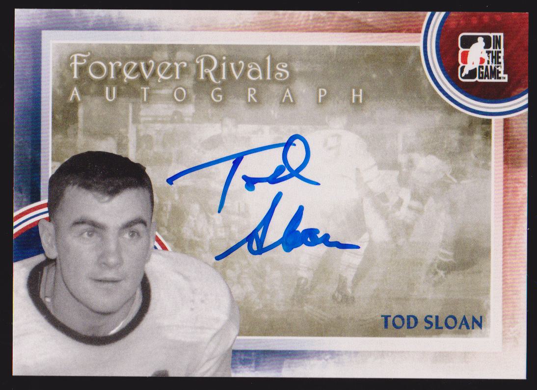 2012-13 ITG Forever Rivals Autographs #ATS Tod Sloan (image for) 2012-13 ITG Forever Rivals Autographs #ATS Tod Sloan