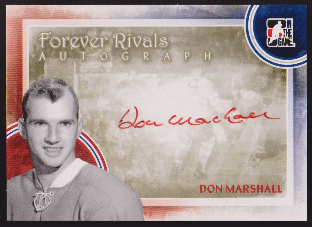2012-13 ITG Forever Rivals Autographs #ADMA Don Marshall (image for) 2012-13 ITG Forever Rivals Autographs #ADMA Don Marshall