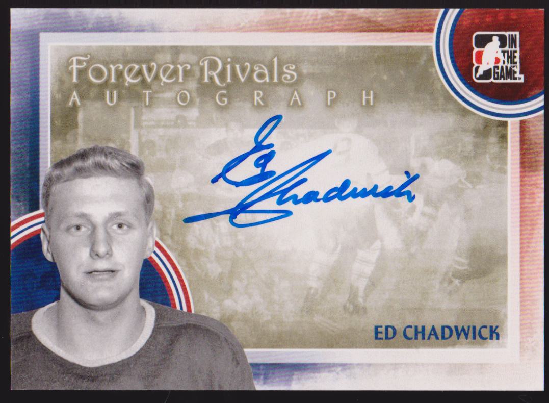 2012-13 ITG Forever Rivals Autographs #AEC Ed Chadwick (image for) 2012-13 ITG Forever Rivals Autographs #AEC Ed Chadwick