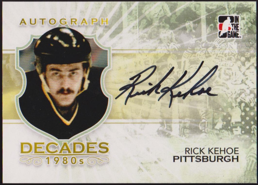 2010-11 ITG Decades 1980s Autographs #ARK Rick Kehoe (image for) 2010-11 ITG Decades 1980s Autographs #ARK Rick Kehoe