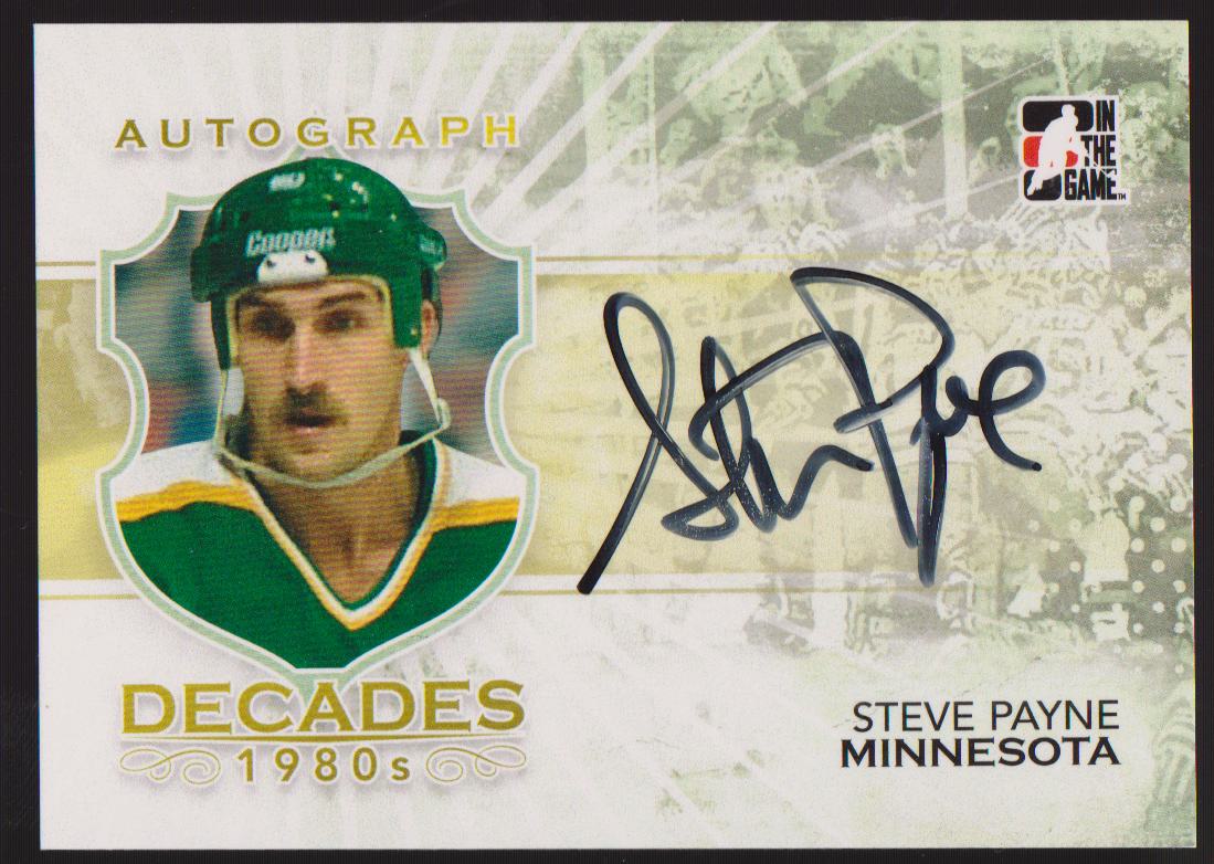 2010-11 ITG Decades 1980s Autographs #ASP Steve Payne (image for) 2010-11 ITG Decades 1980s Autographs #ASP Steve Payne