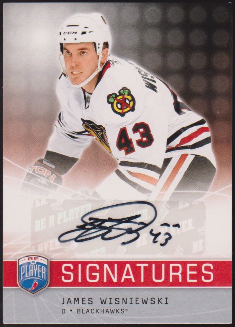 (image for) 2008-09 Be A Player Signatures #SJW James Wisniewski