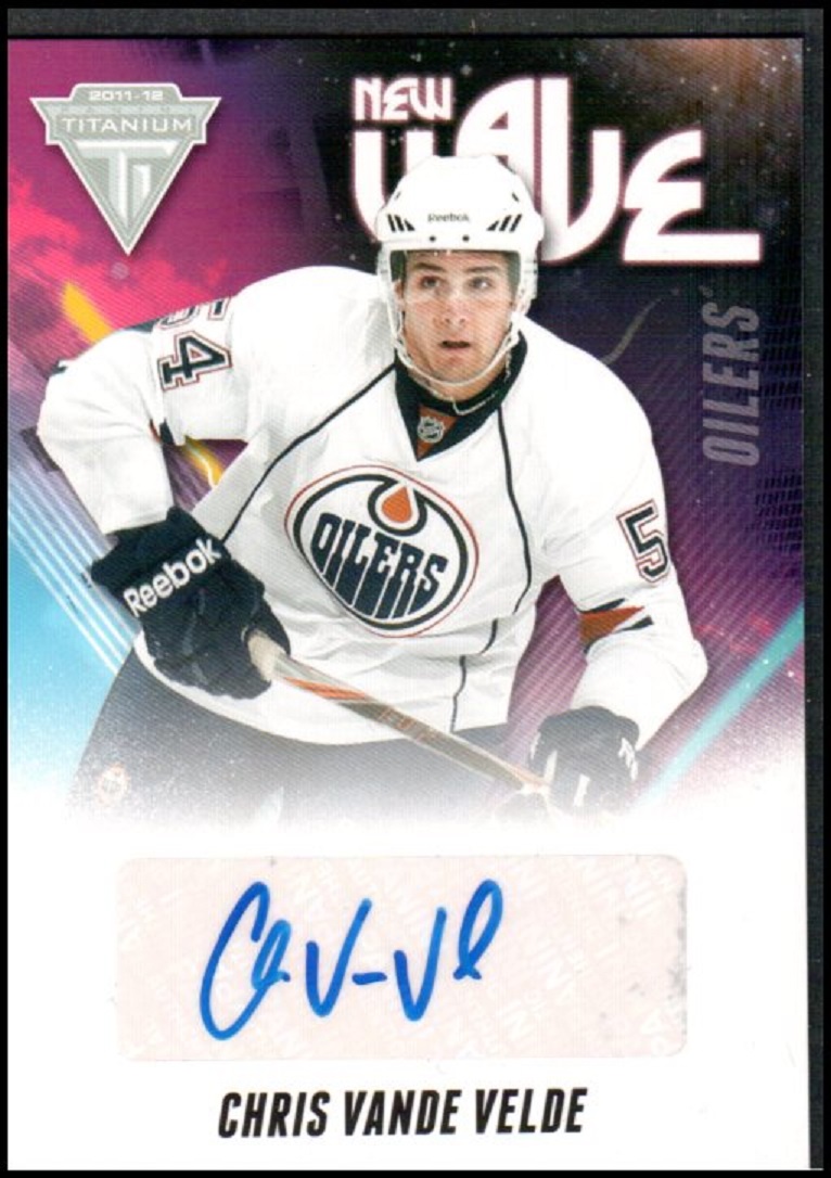 2011-12 Panini Titanium New Wave Autographs #16 Vande Velde (image for) 2011-12 Panini Titanium New Wave Autographs #16 Vande Velde
